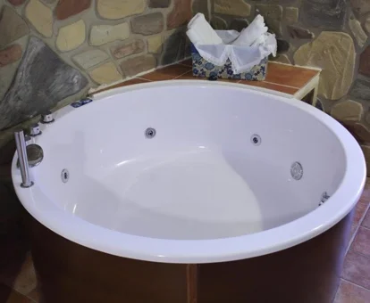 Habitación con jacuzzi de la Casa Rural La Tejada