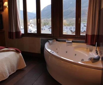 jacuzzi en la habitacion