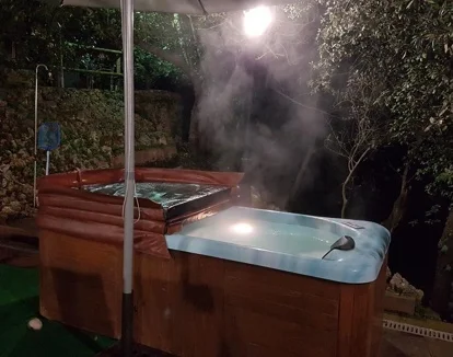 jacuzzi de las casas rurales congost