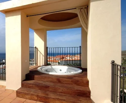 jacuzzi privado de la terraza