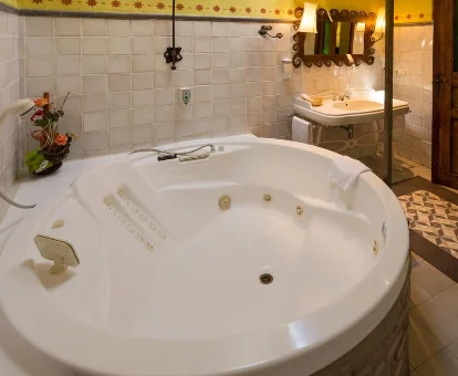 jacuzzi en la habitacion