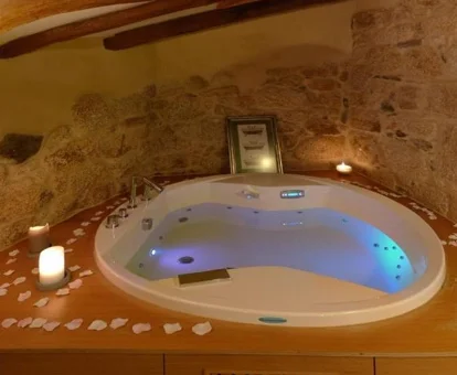 Jacuzzi de la suite Hotel O Remanso Dos patos