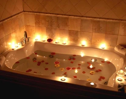 Habitacion con jacuzzi del Hotel Comendador en Toledo