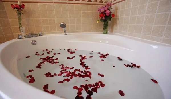 jacuzzi en la habitacion