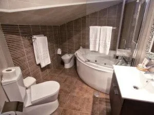 Jacuzzi privado en la habitación de Hotel Don Manuel