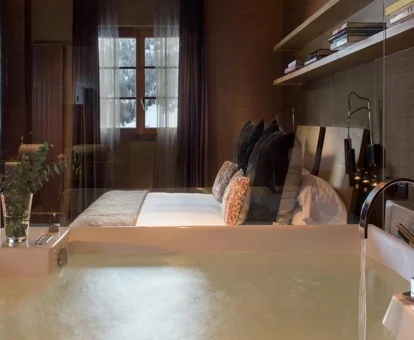 jacuzzi en la habitacion
