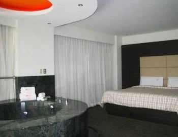 El jacuzzi que encuentras en la Habitación con cama extragrande y bañera de hidromasaje.