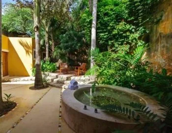 Interior de la Casa de vacaciones de 2 dormitorios donde encontrarás un jacuzzi para relajarte con tu pareja.