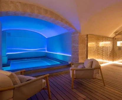Foto del interior de la Suite de lujo.