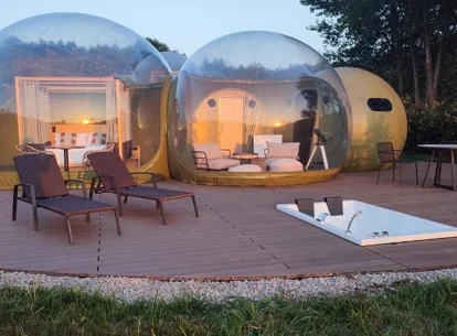 Glamping con jacuzzi privado en Lugo