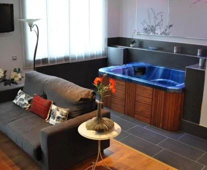 jacuzzi en la habitacion Hotel Mondragon Guipuzcoa