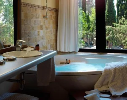 jacuzzi en la habitacion