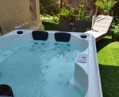 jacuzzi de la casa rural