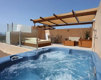 jacuzzi privado de la terraza