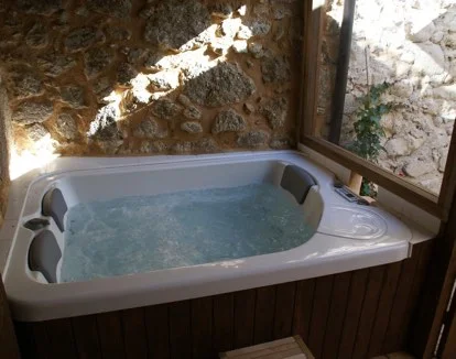 jacuzzi privado de la casa