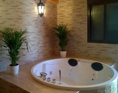 jacuzzi privado de la casa de 1 dormitorio