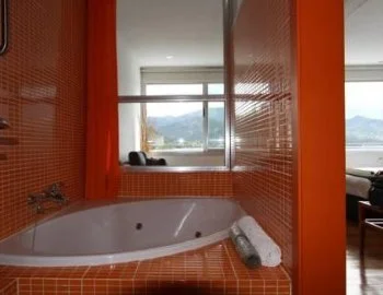 jacuzzi en la habitacion Posada del agua