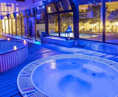 Foto del jacuzzi que puedes encontrar en la Suite.