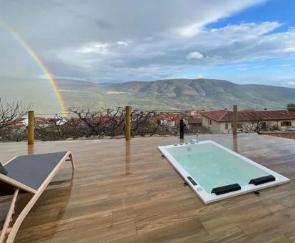 jacuzzi de la habitacion suite