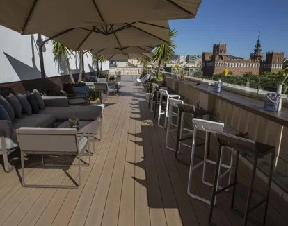 terraza romantica del hotel