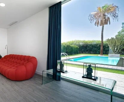 villa con piscina