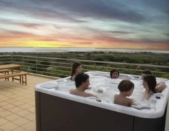 Foto de la Villa en primera línea de playa.