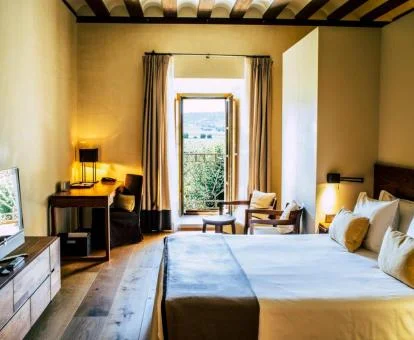 Una de las coquetas habitaciones dobles con vistas de este maravilloso hotel.