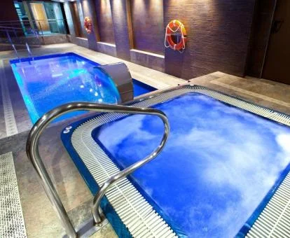 Zona de aguas del spa de este hotel con encanto.