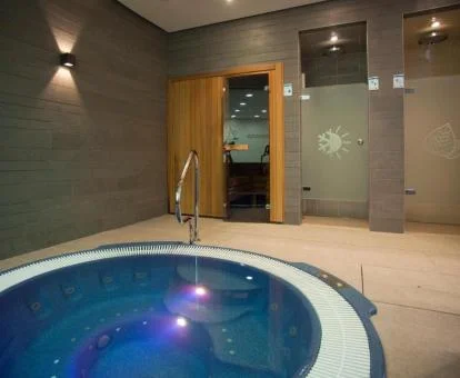 Acogedor centro de bienestar del hotel.