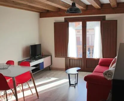 Interior de uno de los apartamentos de este establecimiento.