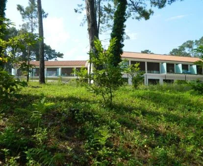 Edificio de este precioso hotel rural en medio de la naturaleza.