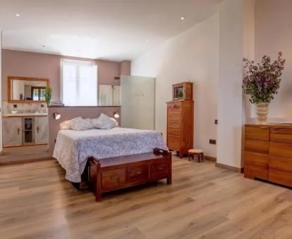 Una de las coquetas habitaciones dobles de este precioso hotel.