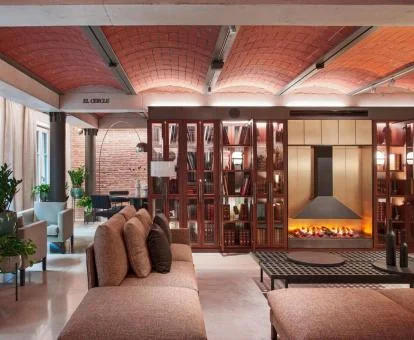 Uno de los elegantes espacios comunes de este coqueto hotel boutique.