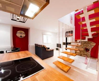 Uno de los acogedores apartamentos independientes de este establecimiento.