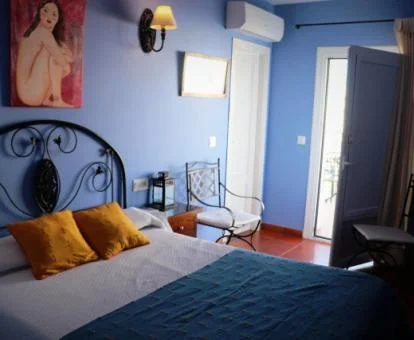 Una de las acogedoras habitaciones dobles de este hotel boutique.