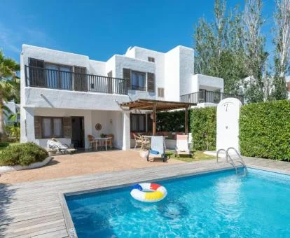 Una de las hermosas villas con piscina privada de este maravilloso hotel boutique.