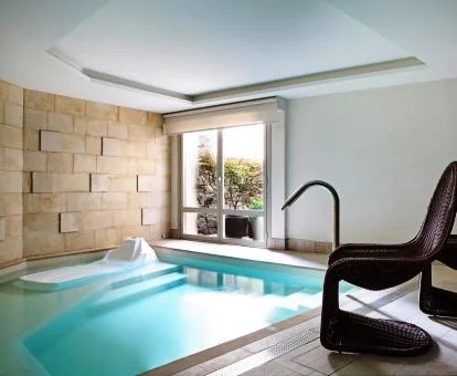 Acogedor centro de bienestar de este hotel ideal para parejas.