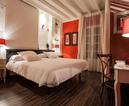 Una de las hermosas habitaciones dobles de este elegante hotel boutique.