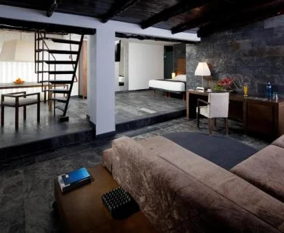 Una de las fabulosas habitaciones de este elegante hotel boutique.