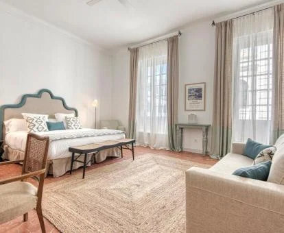 Una de las espectaculares habitaciones dobles de este coqueto hotel boutique.