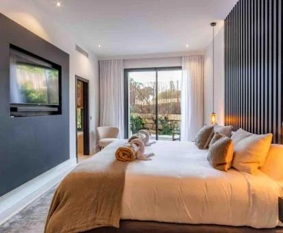 Una de las elegantes habitaciones dobles de este hotel boutique.