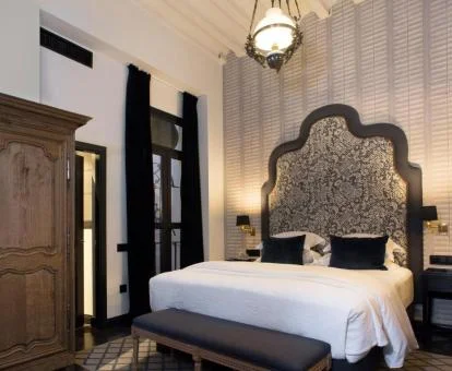 Una de las elegantes habitaciones dobles de este coqueto hotel boutique.