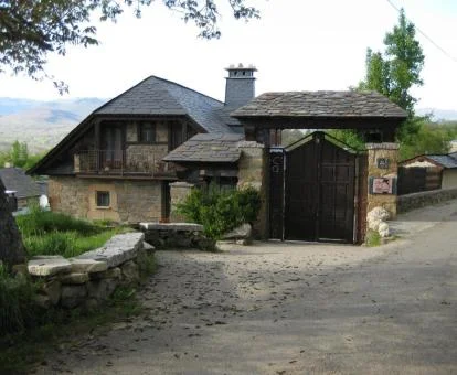Edificio de este establecimiento rural de estilo tradicional.