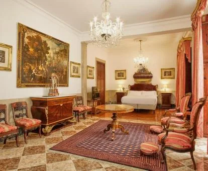 Una de las elegantes habitaciones de lujo de este fabuloso hotel boutique.