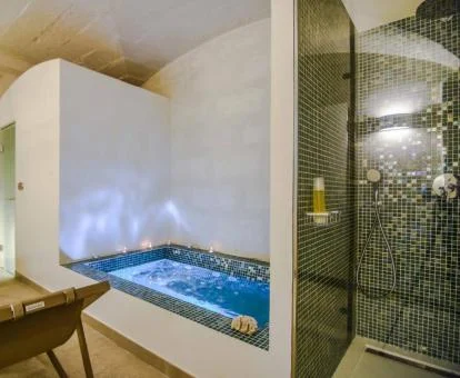 Zona de bienestar de este precioso hotel ubicado en el centro de la ciudad.