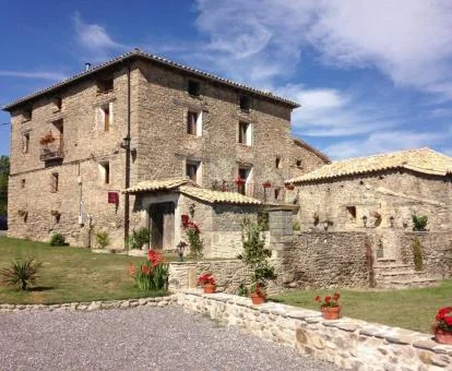 Edificio de piedra de este precioso hotel rural.