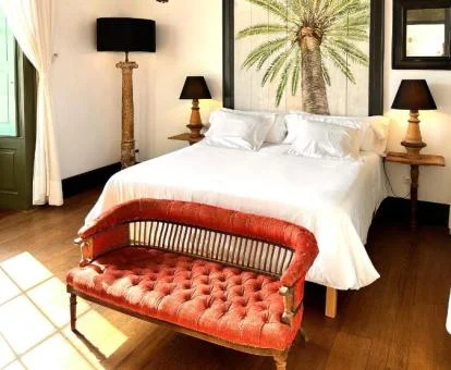 Una de las cómodas habitaciones dobles de este hotel boutique.