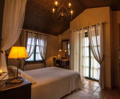 Una de las acogedoras habitaciones dobles de este coqueto hotel boutique.