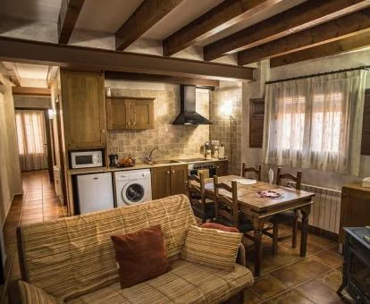 Interior de una de las casas rurales de este precioso complejo.