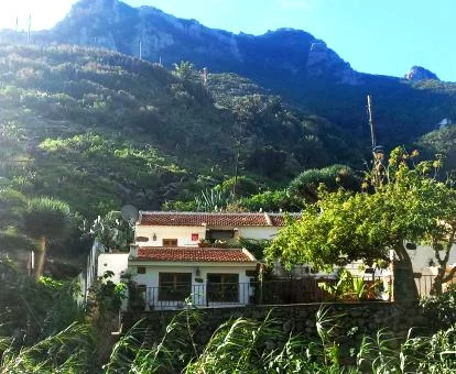 Edificio de este alojamiento rural en medio del campo.